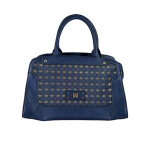 Anne Klein Purse Satchel Shoulder Strap Blue Tote Classic Perfection